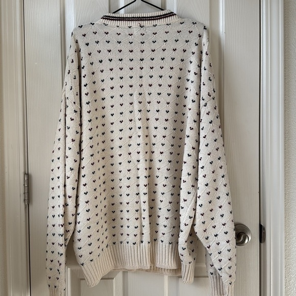 Vintage Knightsbridge Heavyweight Knit Sweater Neutral XL - Picture 4 of 9
